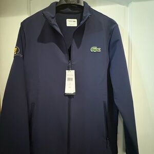 Lacoste Men's Navy Zip up Jacket NWT